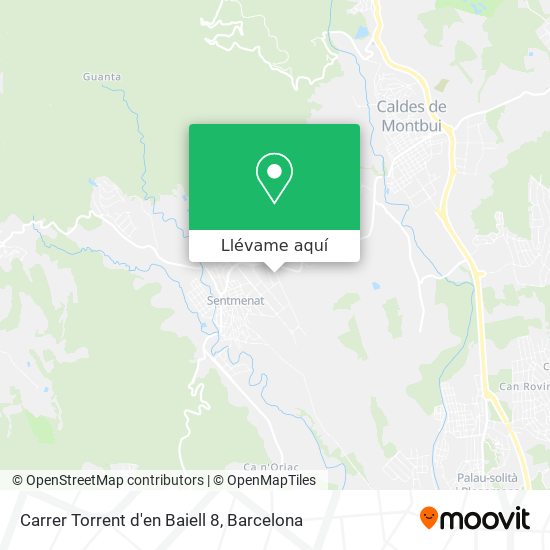 Mapa Carrer Torrent d'en Baiell 8