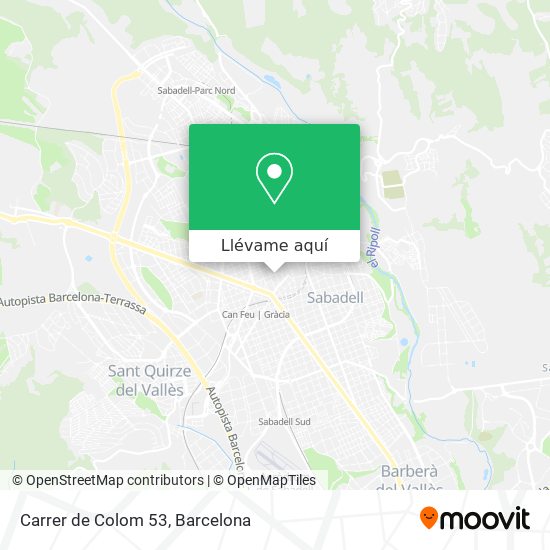 Mapa Carrer de Colom 53