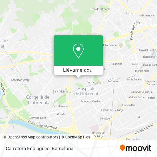 Mapa Carretera Esplugues