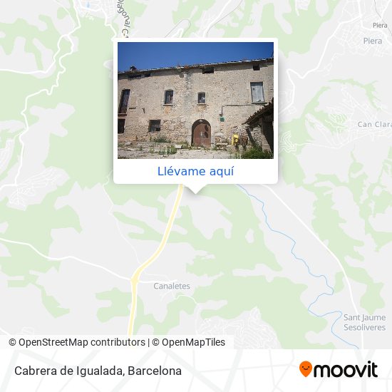 Mapa Cabrera de Igualada