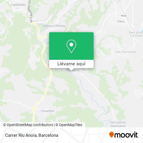 Mapa Carrer Riu Anoia