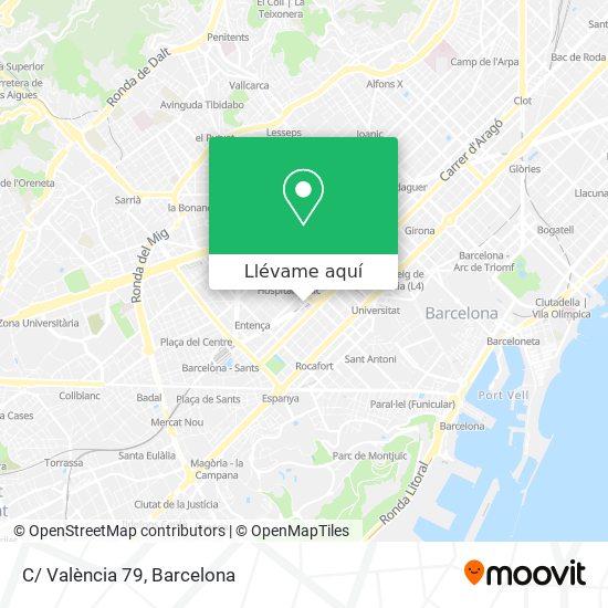 Mapa C/ València 79