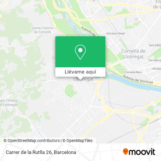 Mapa Carrer de la Rutlla 26