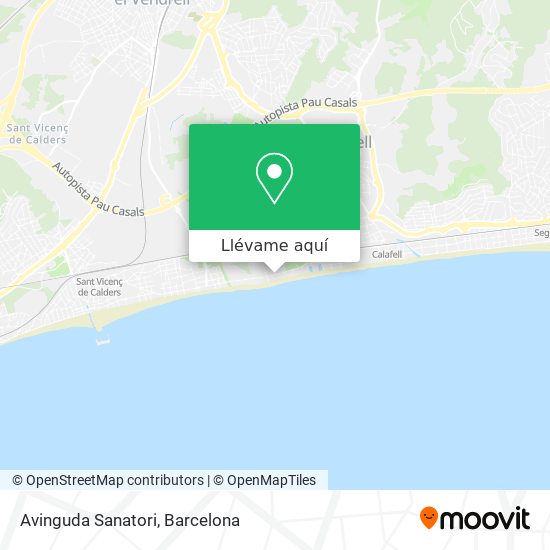 Mapa Avinguda Sanatori