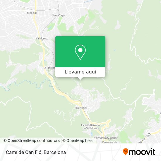 Mapa Camí de Can Fló