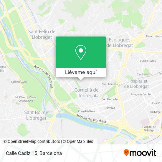 Mapa Calle Cádiz 15