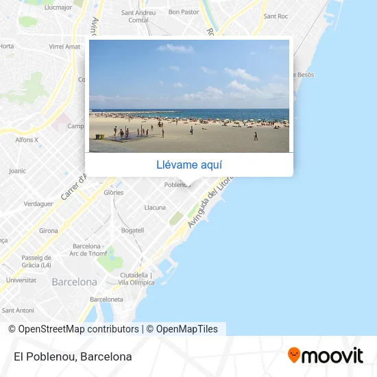 Mapa El Poblenou