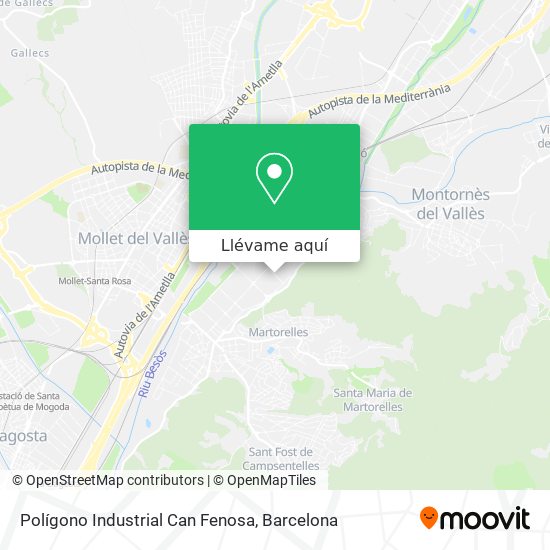 Mapa Polígono Industrial Can Fenosa