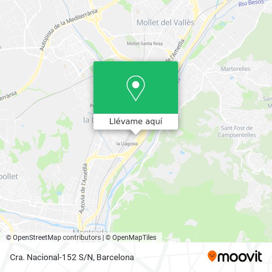 Mapa Cra. Nacional-152 S/N