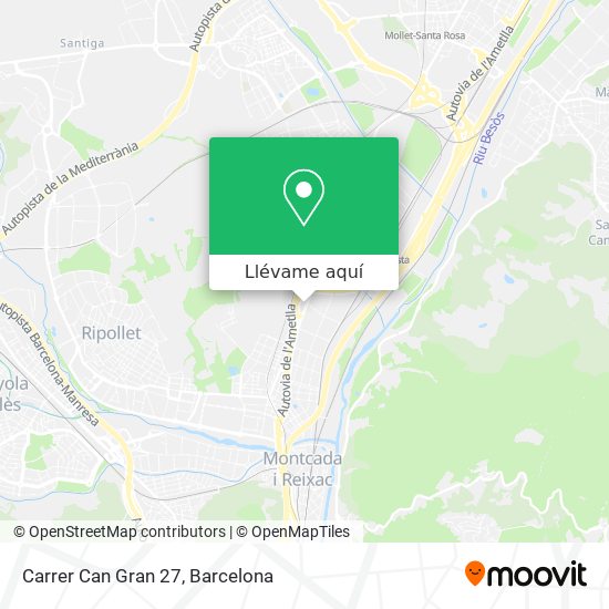 Mapa Carrer Can Gran 27