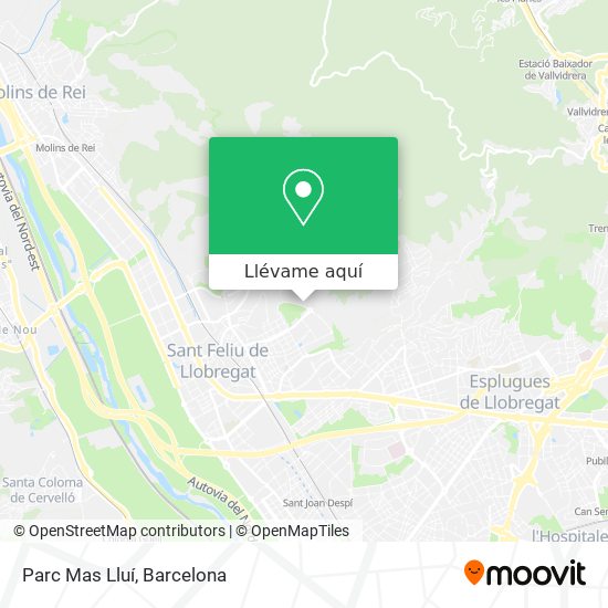 Mapa Parc Mas Lluí