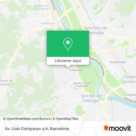 Mapa Av. Lluís Companys s/n