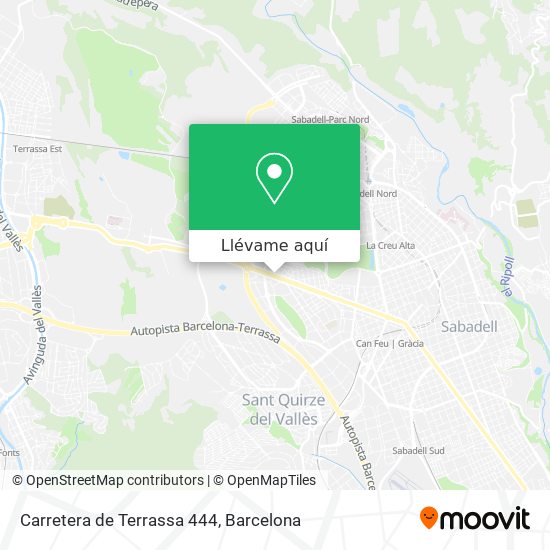 Mapa Carretera de Terrassa 444