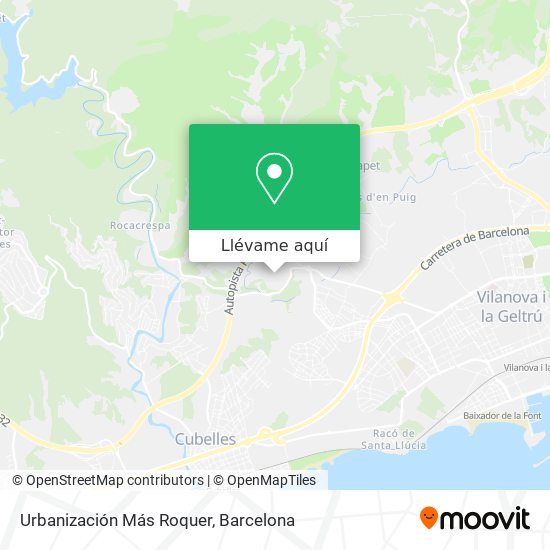 Mapa Urbanización Más Roquer