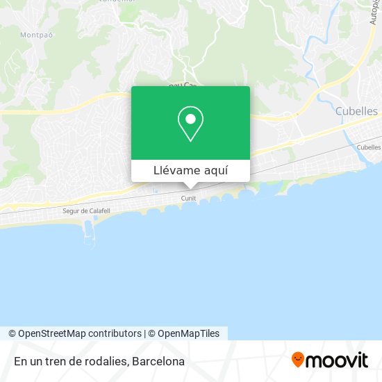 Mapa En un tren de rodalies