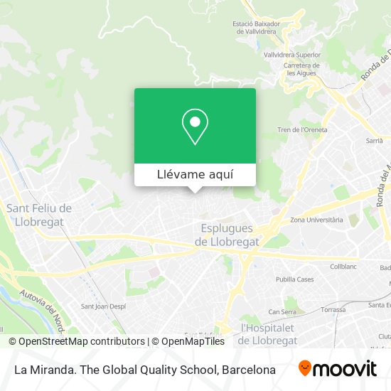 Mapa La Miranda. The Global Quality School