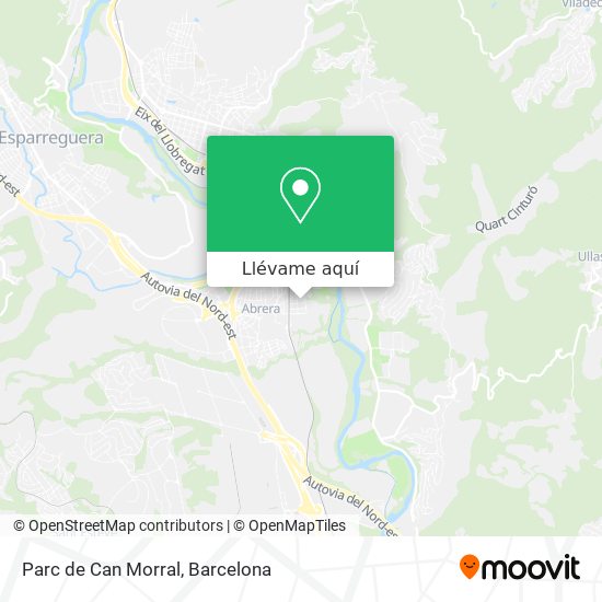 Mapa Parc de Can Morral
