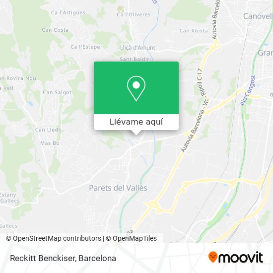 Mapa Reckitt Benckiser