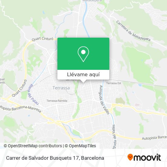 Mapa Carrer de Salvador Busquets 17