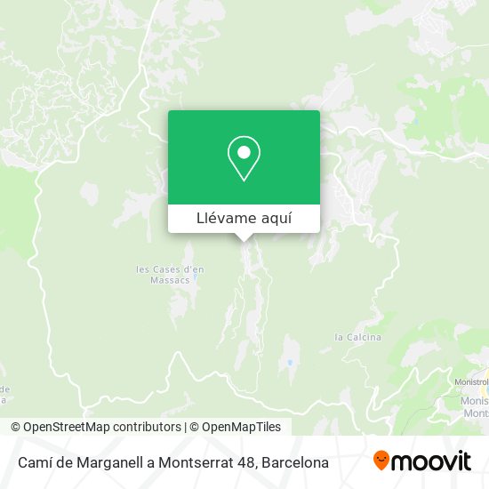 Mapa Camí de Marganell a Montserrat 48