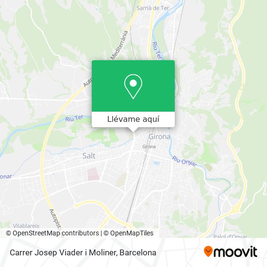 Mapa Carrer Josep Viader i Moliner