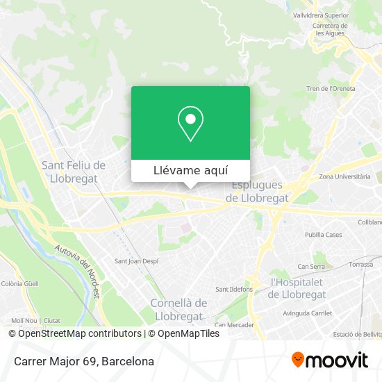Mapa Carrer Major 69
