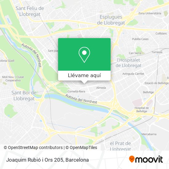 Mapa Joaquim Rubió i Ors 205