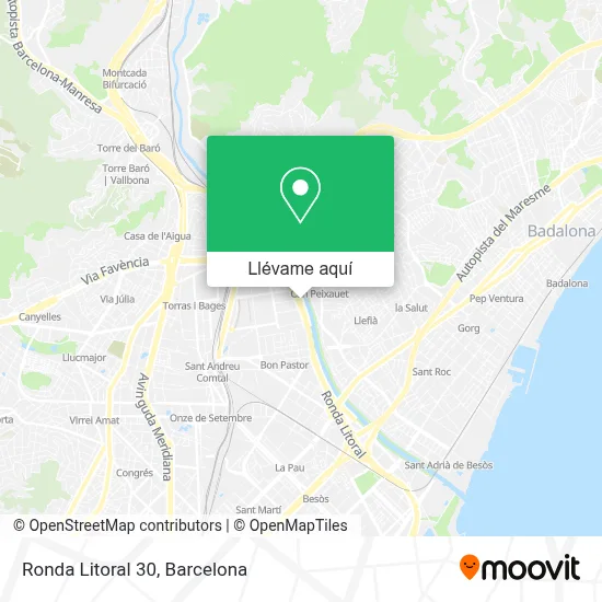 Mapa Ronda Litoral 30