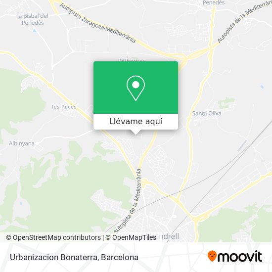 Mapa Urbanizacion Bonaterra