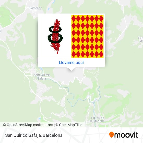 Mapa San Quirico Safaja