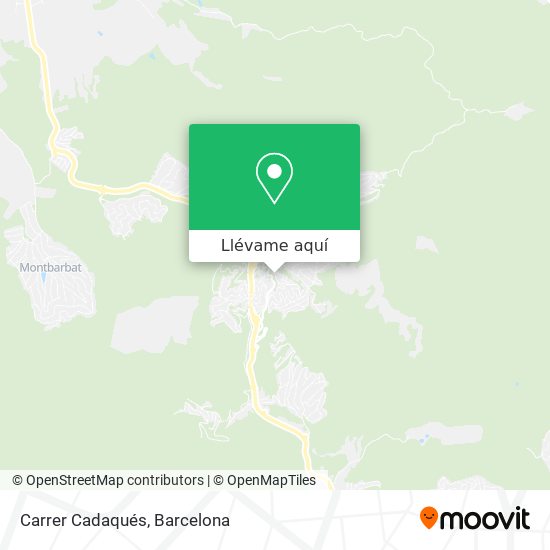 Mapa Carrer Cadaqués