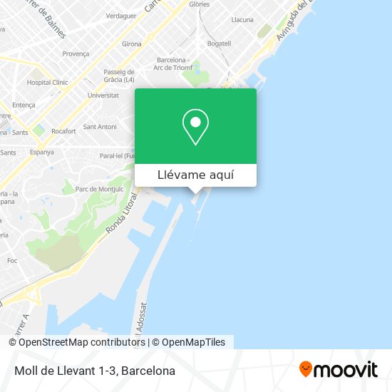 Mapa Moll de Llevant 1-3