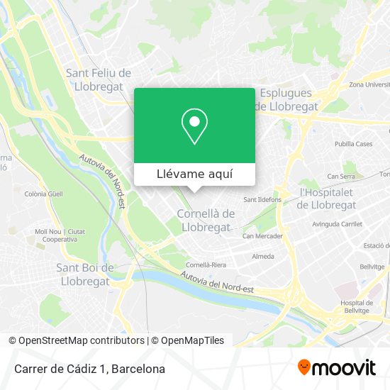 Mapa Carrer de Cádiz 1