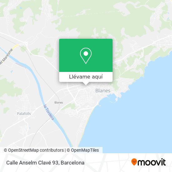 Mapa Calle Anselm Clavé 93