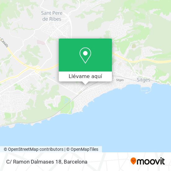 Mapa C/ Ramon Dalmases 18