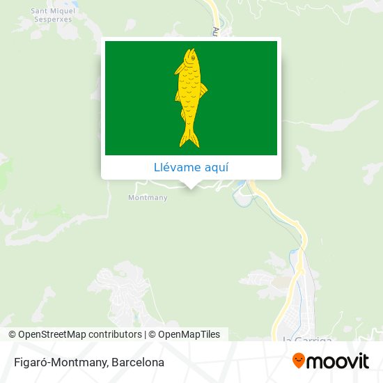 Mapa Figaró-Montmany