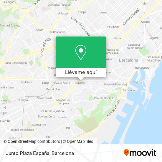 Mapa Junto Plaza España