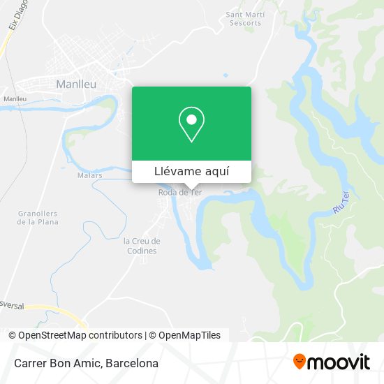 Mapa Carrer Bon Amic