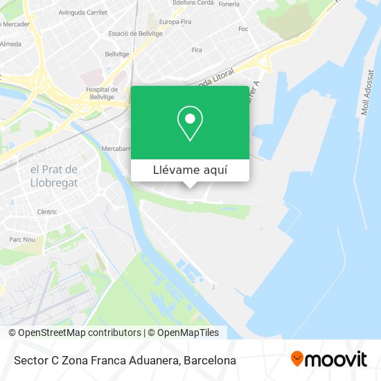 Mapa Sector C Zona Franca Aduanera
