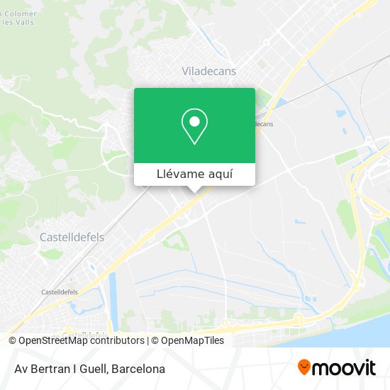 Mapa Av Bertran I Guell