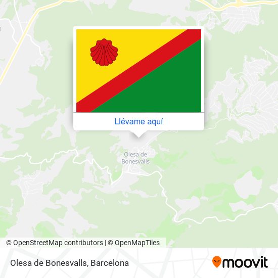 Mapa Olesa de Bonesvalls