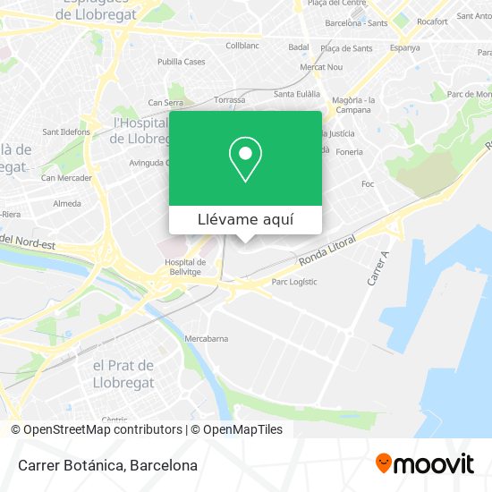 Mapa Carrer Botánica