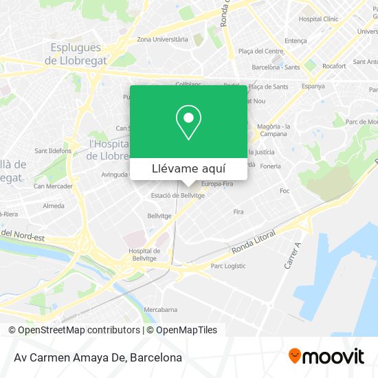 Mapa Av Carmen Amaya De