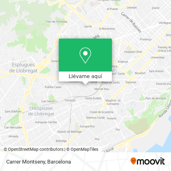Mapa Carrer Montseny