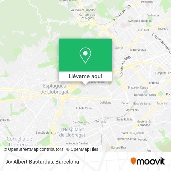 Mapa Av Albert Bastardas