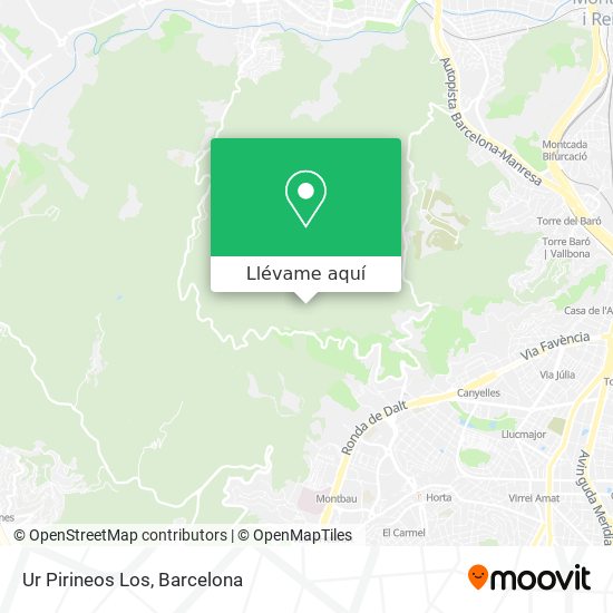Mapa Ur Pirineos Los