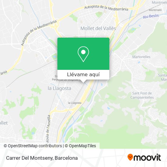 Mapa Carrer Del Montseny