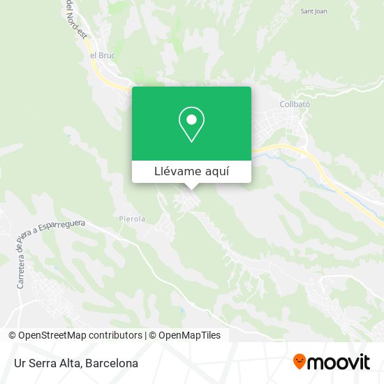 Mapa Ur Serra Alta