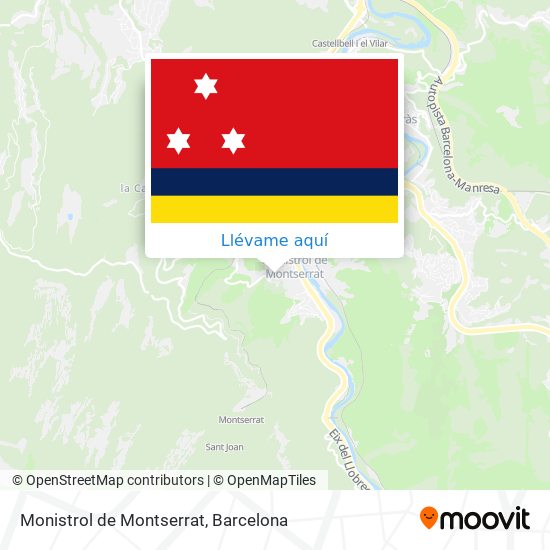 Mapa Monistrol de Montserrat