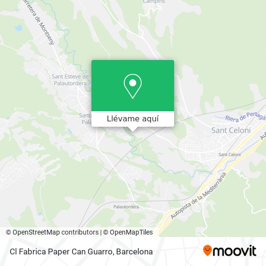 Mapa Cl Fabrica Paper Can Guarro